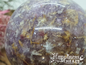 Lepidolite Sphere - 65mm Dia