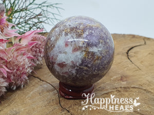 Lepidolite Sphere - 65mm Dia