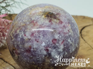 Lepidolite Sphere - 65mm Dia