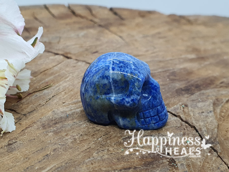 Lapis Lazuli Skull