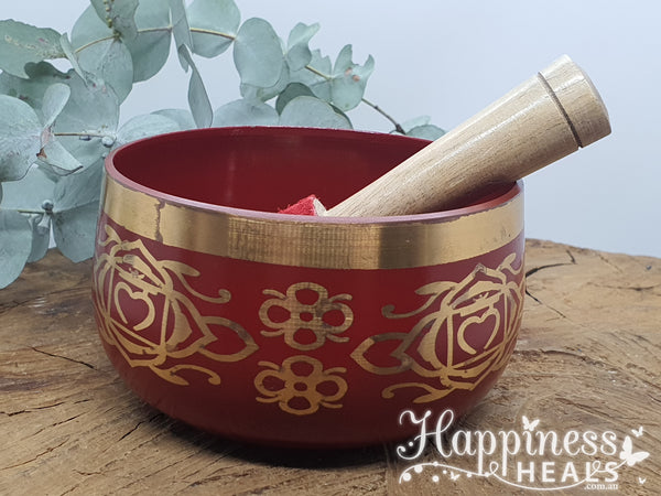 Singing Bowl - Red - Base Chakra